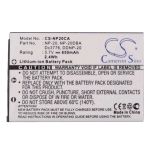 Аккумулятор для CASIO EX-Z75, EX-Z75BE, EX-Z75BK, EX-Z75PK, Exilim Card EX-S880, Exilim Card EX-S880BK, Exilim Card EX-S880RD, Exilim EX-M1, Exilim EX-M2, Exilim EX-M20, Exilim EX-M20U, Exilim EX-S1, Exilim EX-S100 ... [650mAh] [посмотреть все]