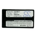 Аккумулятор для CASIO QV-3EX, QV-EX3, QV3000-PROPACK and XV-3 [650mAh]