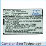Аккумулятор для ZTE A6, AC30, D800, D810, F165, MF30, MF30 A6 WiFi Router, R750, T165i, U215, U230, U232, U235, U235B, U600, U700, U720, U722, U728, U862, U900, X920, X925 [1500mAh]