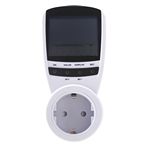 Бытовой ваттметр с измерением коэффициента мощности и частоты DuVolt PowerMeter 3