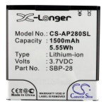 Усиленный аккумулятор серии X-Longer для ASUS PadFone, A66, T20, SBP-28 [1500mAh]
