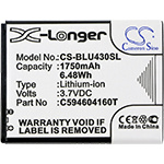 Усиленный аккумулятор серии X-Longer для BLU VIVO 4.3, D910A [1750mAh]