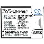 Аккумулятор для GIONEE A326, A809, GN787, V100 [2050mAh]