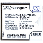 Аккумулятор для KONKA E5838, E830, E900, V936, W900 [1500mAh]