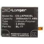 Усиленный аккумулятор серии X-Longer для LG G2 L-01F, Optimus G2, D801, VS980, LS980, D803, D805, D800, D802, D802TA, DS1203, BL-T7 [3000mAh]