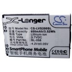 Усиленный аккумулятор серии X-Longer для Lenovo S60, A320, S200, S520, I908, I817, S700, I300, I807, P612, P636, A307, E209, E268, BL-072 [950mAh]