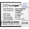 Усиленный аккумулятор серии X-Longer для Lenovo A850, S890, K860i, K860, A830, S880, S880i, BL198 [2000mAh]. Рис 3