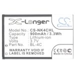 Усиленный аккумулятор серии X-Longer для Keneksi S10, K2, K4, K7, Q3, Q4, S1, S2, S8, S9, X8 [900mAh]