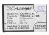 Усиленный аккумулятор серии X-Longer для MANTA MS1701, TEL2408, TEL2405 [750mAh]. Рис 5