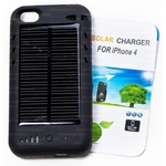 Чехол - зарядник 2400 mAh на солнечных батареях для iPhone 4