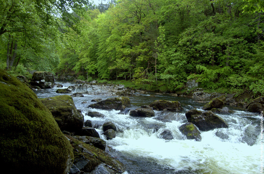 горная речка Afon Llugwy