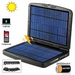 Солнечная батарея - зарядник емкостью 24000 mAh в защищенном корпусе