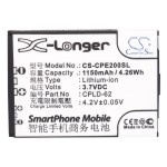 Усиленный аккумулятор серии X-Longer для Coolpad E570, 5800, D550, D280, D520, E200, E600 [1150mAh]