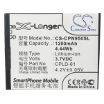Усиленный аккумулятор серии X-Longer для Coolpad 7500, N950 [1200mAh]