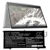 Аккумулятор для HP Chromebook X360 14 G1, Chromebook X360 14-DA, Chromebook X360 14-DA0011DX, Chromebook X360 14-DA0021NR [5150mAh]. Рис 5