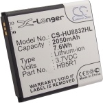 Усиленный аккумулятор серии X-Longer для HUAWEI Ascend G600, U8836D, Shine, Ascend G500D, U8832D, Panama, U8520, U8832, Ascend P1 LTE 201HW, HB5R1H, HB5R1 [2050mAh]