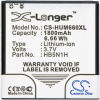 Усиленный аккумулятор серии X-Longer для T-Mobile U8730, myTouch, U8680, HB5N1H, HB5N1 [1800mAh]. Рис 3