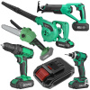 Аккумулятор для Kimo 6 Inch Cordless Chainsaw, QM-6001, QM-T20, QM-3061B, QM-4A6001, QM-23802, QM-3602B, QM-13809S-T-20, Leaf Blower 2-IN-1 20V [1500mAh]. Рис 6