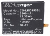 Усиленный аккумулятор серии X-Longer для LG D958, D955, Chameleon, D950, LGL23, D959, LS995, KS1301, G Flex, F340, EAC62118701, BL-T8 [3500mAh]. Рис 5