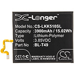 Аккумулятор для LG K510, K51S, LM-K410BMW, LM-K510BMW, LM-K510HM [3900mAh]