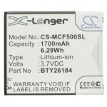 Усиленный аккумулятор серии X-Longer для MOBISTEL Cynus F5, MT-8201B, MT-8201S, MT-8201w [1700mAh]