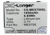 Усиленный аккумулятор серии X-Longer для Motorola LEX 700 [1850mAh]. Рис 5