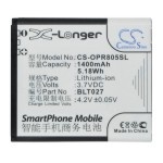 Усиленный аккумулятор серии X-Longer для OPPO R805, R803 [1400mAh]