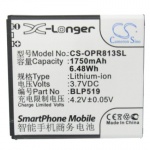 Усиленный аккумулятор серии X-Longer для OPPO R817, U701, R813T, R817T, U701T, R823, 701T, Ulike, BLP519 [1750mAh]