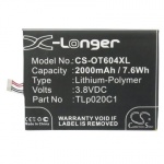 Аккумулятор для TCL S950, S950T, TLp020C2, TLp020C1 [2000mAh]